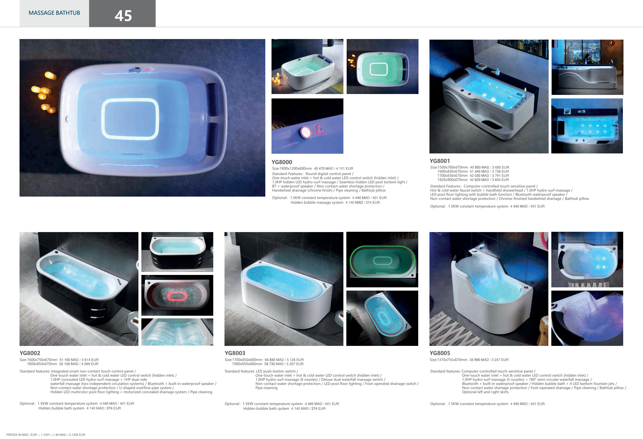 Baignoires et spas — Page 44