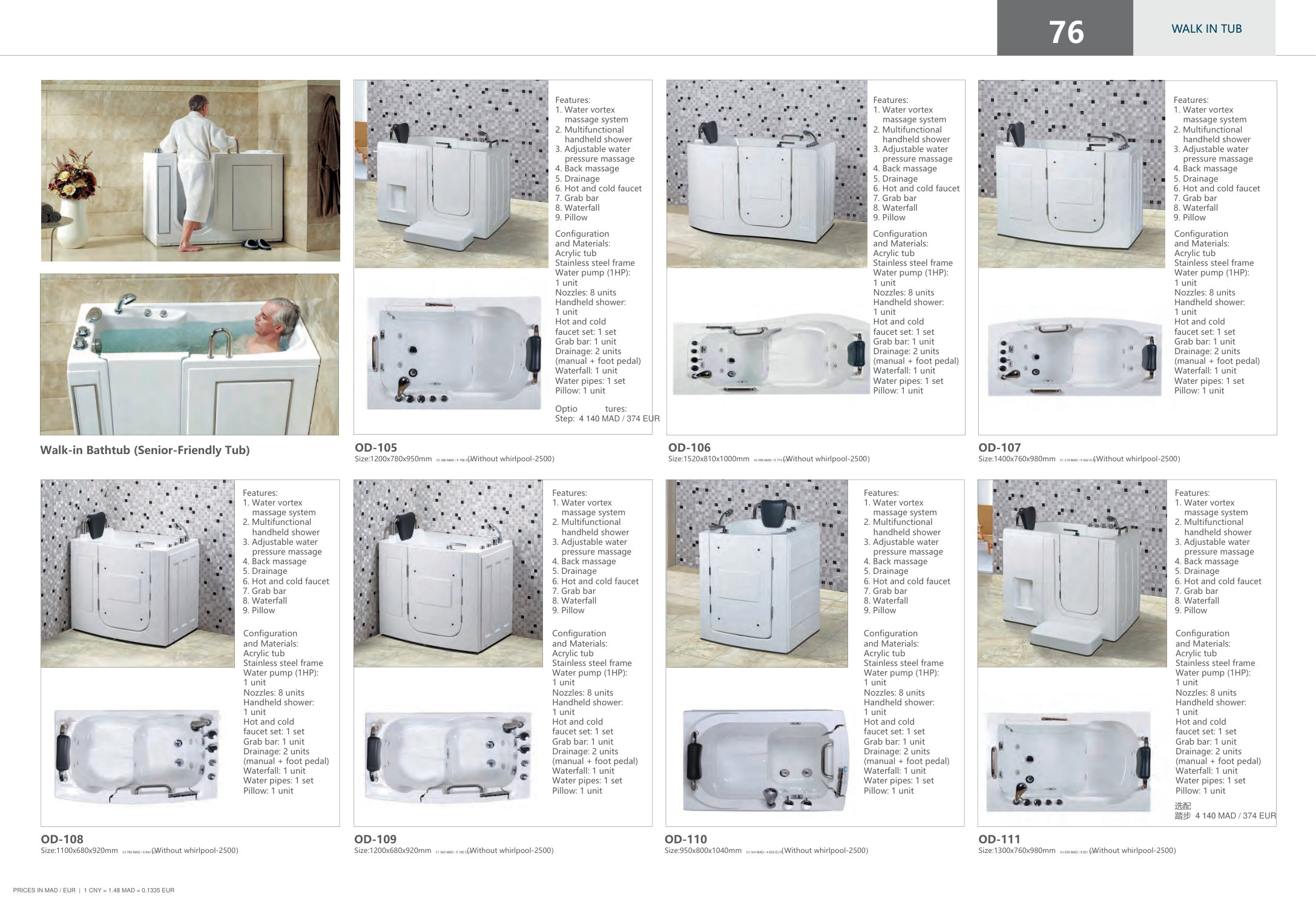 Baignoires et spas — Page 74