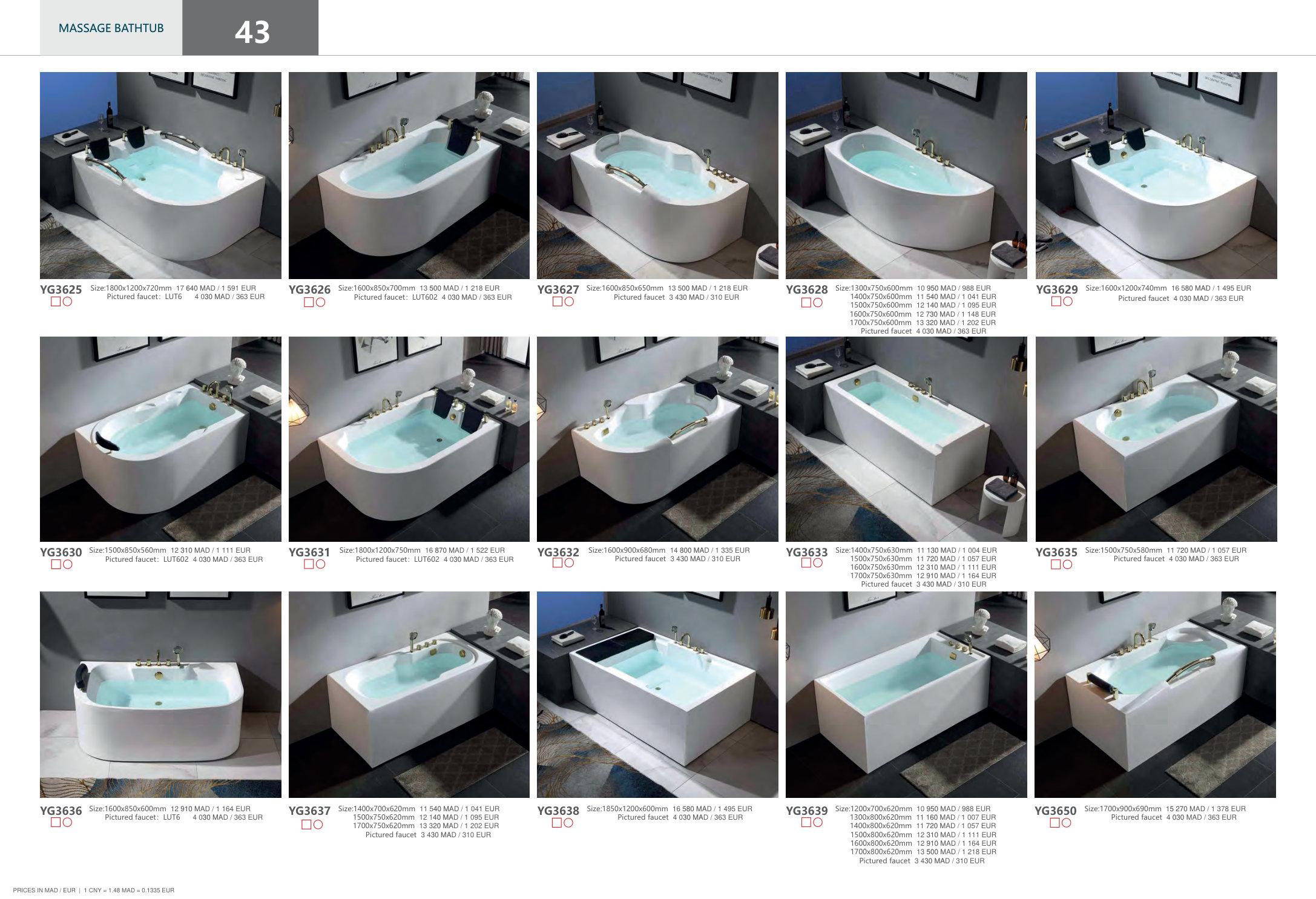 Baignoires et spas — Page 42